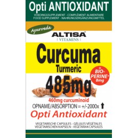 Altisa Curcuma 485mg + BioPerine 50Vcaps