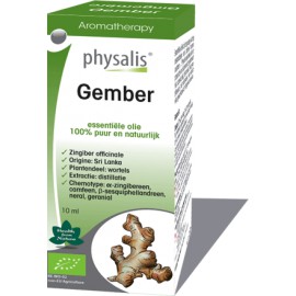 Physalis Gember (Zingiber officinale) 10ml