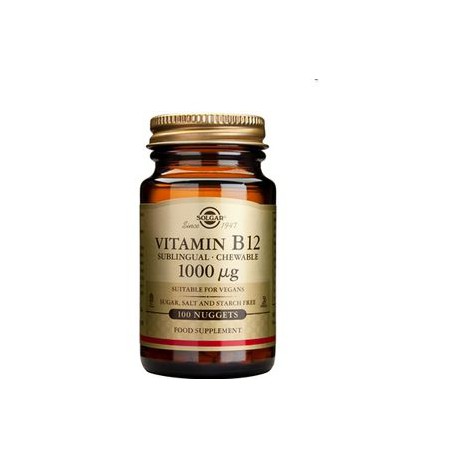 Solgar Vitamin B-12 1000 µg kauwtabletten - 100tabs