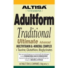 Altisa Adultform Traditional Ultimate Advanced multi vitaminen-mineralen complex - 60tabs
