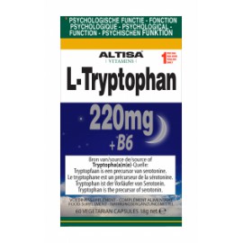 Altisa L-Tryptophaan 220mg + vit B6 - 60caps