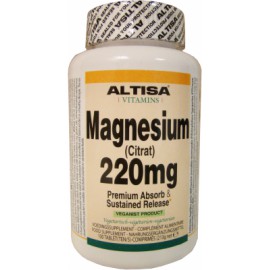 Altisa Magnesium (citraat) 220mg Timed Release - 100tabs