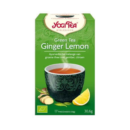 Yogi Green Tea Ginger Lemon - 17stuks