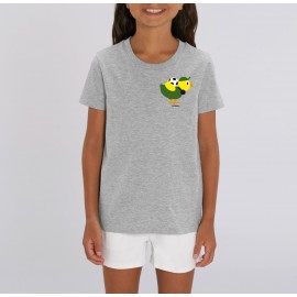 Soccer Duck Tshirt Kids - Grey - Unisex