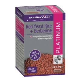 Mannavita Rode rijst + berberine