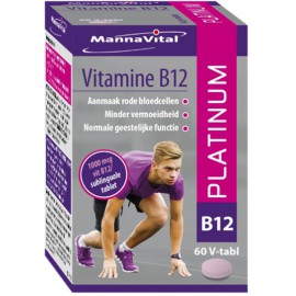 MannaVital Vitamine B12 Platinum 60V-caps